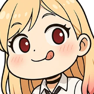 Telegram sticker 🤪 Marin Kitagawa @fixfox