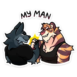 Telegram sticker 🐯 Тай • @TgSticker