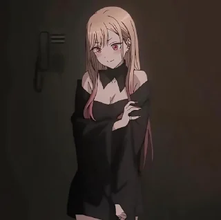 Телеграм стикер 🥺 MARIN KITAGAWA @anime_sticks :: @fStikBot