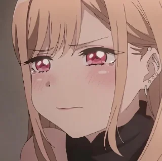 Телеграм стикер ☹️ MARIN KITAGAWA @anime_sticks :: @fStikBot