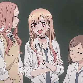 Телеграм стикер 😂 MARIN KITAGAWA @anime_sticks :: @fStikBot