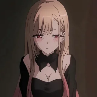 Телеграм стикер 😳 MARIN KITAGAWA @anime_sticks :: @fStikBot