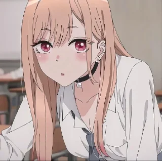 Video sticker 😮 MARIN KITAGAWA @anime_sticks :: @fStikBot