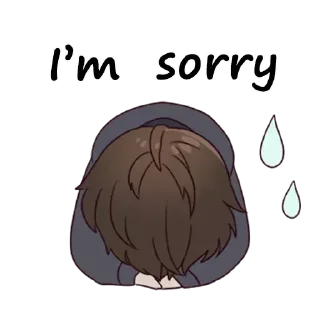 Sticker 🙏 (Menhera-kun)by: @awesome_fun3