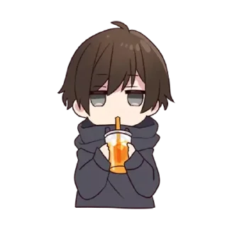 Video sticker 🧃 (Menhera-kun)by: @awesome_fun3