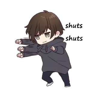 Telegram sticker 😏 (Menhera-kun)by: @awesome_fun3