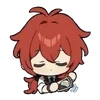 Sticker 🔥 𓇼 𝔇𝔦𝔩𝔲𝔠 @genshinemoji