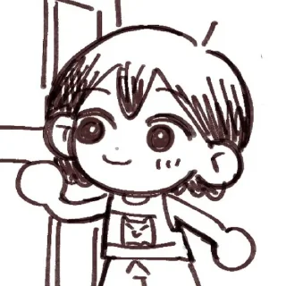 Telegram sticker 📎 omori