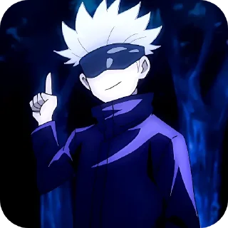 Telegram sticker 😎 Магическая битва 1 @anime_sticks