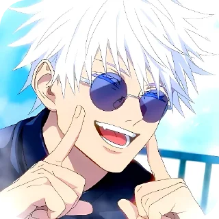 Telegram sticker 😁 Магическая битва 1 @anime_sticks