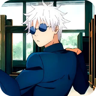 Video sticker 🫣 Магическая битва 1 @anime_sticks