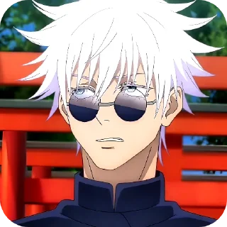 Sticker 🧐 Магическая битва 1 @anime_sticks
