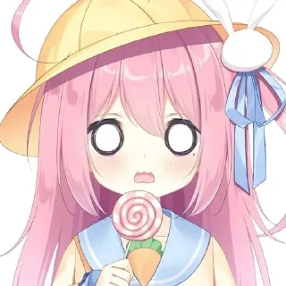 Telegram sticker ❤️ 宇佐紀ノノ_usagi