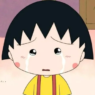 Video sticker 😭 Chibi Maruko @deazzle