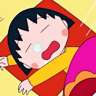 Video sticker 😪 Chibi Maruko @deazzle