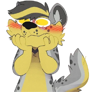 Telegram sticker 😳 Ki Hayai & Nuka