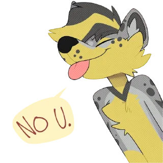 Telegram sticker 😝 Ki Hayai & Nuka