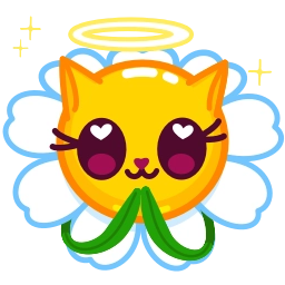 Telegram sticker 😇 Daisy Romashka