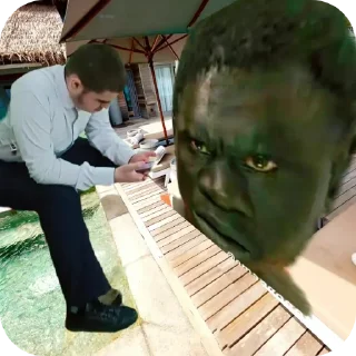 Telegram stiker 🏖 Стикеры ProstoMonkey