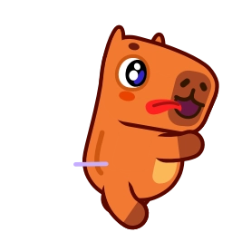 Sticker 🏃‍♀ Capyboy @TgEmojis