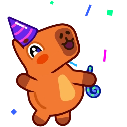 Sticker 🥳 Capyboy @TgEmojis