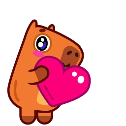 Sticker 😘 Capyboy @TgEmojis