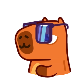 Sticker 😎 Capyboy @TgEmojis