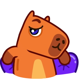 Sticker 😏 Capyboy @TgEmojis