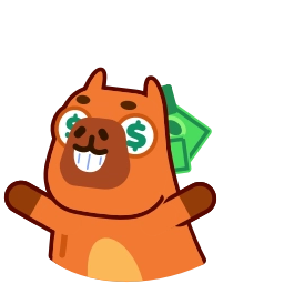 Sticker 🤑 Capyboy @TgEmojis