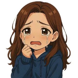 Telegram sticker 😢 Annie