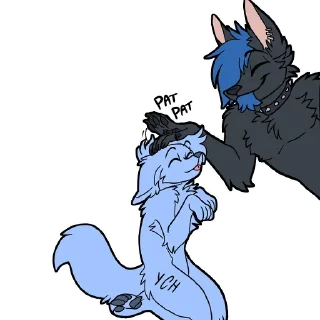 Telegram sticker 🤗 PlurWolfy's Horny Life