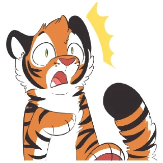 Telegram sticker 😦 Tiger Stickers by Pulexart.com