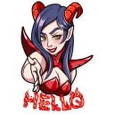 Sticker 👋 Miss Devil