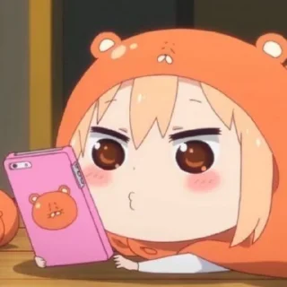 Телеграм стикер 🍣 |Umaru Chan| @JustSomeBullshit