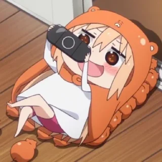 Телеграм стикер 🍣 |Umaru Chan| @JustSomeBullshit