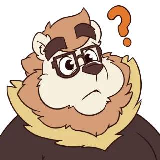 Telegram sticker 🤔 Sleeping bear