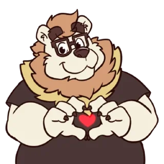 Video sticker ❤️ Sleeping bear