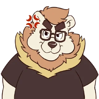 Telegram sticker 🤬 Sleeping bear