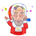 Telegram sticker 🥳 Bad Santa