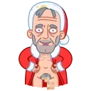 Telegram sticker 👋 Bad Santa