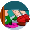Telegram sticker ❤️ Bad Santa