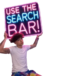 Sticker 🔎 Use the Search Bar