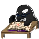 Telegram sticker 😫 Teeka Orca by Teeka