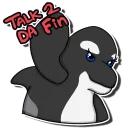 Telegram sticker 🖐 Teeka Orca by Teeka