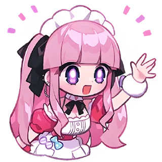 Telegram stiker 👋 Моэру чан @anime4_arts
