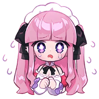 Telegram stiker 😭 Моэру чан @anime4_arts
