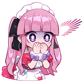 Telegram stiker 🫢 Моэру чан @anime4_arts