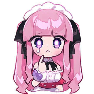 Telegram stiker 😢 Моэру чан @anime4_arts