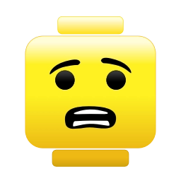 Sticker 😨 Lego Emoji @WhyImPremiumEmoji
