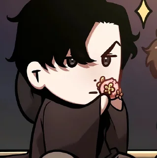 Telegram sticker ⚔ @dapperies @urladyyies @disethstixk